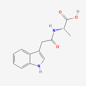 molecular formula C13H14N2O3 B1211819 IAA-L-Ala CAS No. 57105-39-2