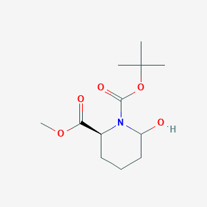 1-O-tert-butyl 2-O-methyl (2S)-6-hydroxypiperidine-1,2-dicarboxylate