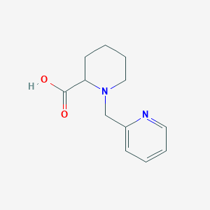 molecular formula C12H16N2O2 B12118211 1-(pyridin-2-ylmethyl)piperidine-2-carboxylic Acid CAS No. 1023993-53-4