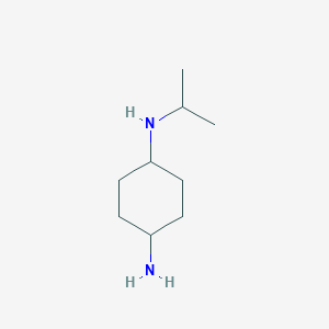 molecular formula C9H20N2 B12118241 N1-Isopropylcyclohexane-1,4-diamine 