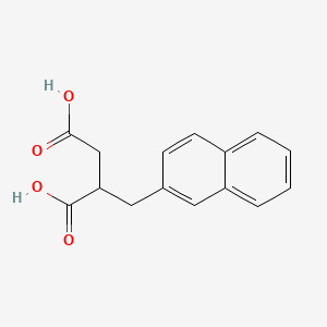 molecular formula C15H14O4 B1211828 Naphthyl-2-methyl-succinic acid CAS No. 350044-88-1