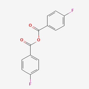 molecular formula C14H8F2O3 B1211834 4-氟苯甲酸酐 CAS No. 25569-77-1