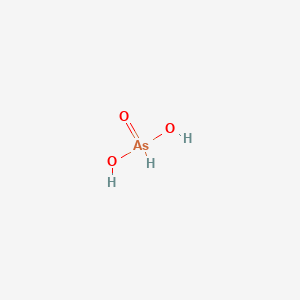 molecular formula AsH3O3 B1211840 Arsonic acid 