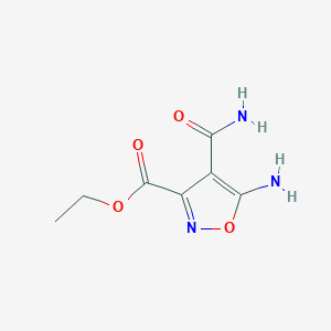 Ethyl 5-amino-4-carbamoylisoxazole-3-carboxylate