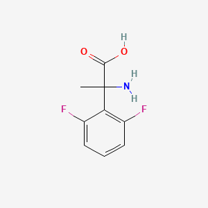 molecular formula C9H9F2NO2 B12118449 2-(2,6-Difluorophenyl)alanine 