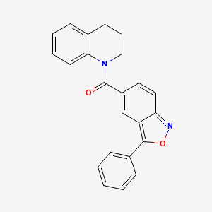 3-Phenylbenzo[c]isoxazol-5-yl 1,2,3,4-tetrahydroquinolyl ketone