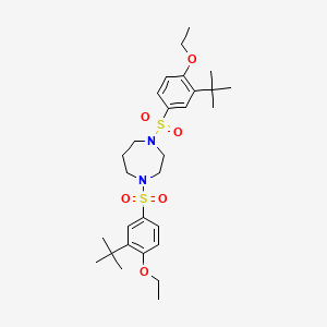 1,4-Bis(3-tert-butyl-4-ethoxybenzenesulfonyl)-1,4-diazepane