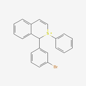 molecular formula C21H16BrS+ B1211866 2-Bromoacetoxyprogesterone CAS No. 55092-30-3