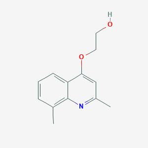 2-(2,8-Dimethyl-quinolin-4-yloxy)-ethanol