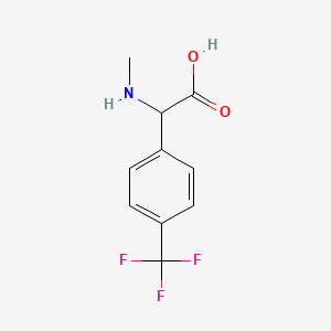 2-(Methylamino)-2-(4-(trifluoromethyl)phenyl)acetic acid