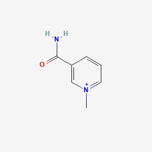molecular formula C7H9N2O+ B1211872 1-Methylnicotinamide CAS No. 3106-60-3