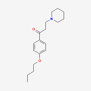 molecular formula C18H27NO2 B1211874 Dyclonine CAS No. 586-60-7