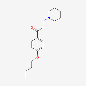 molecular formula C18H27NO2 B1211874 Dyclonin CAS No. 586-60-7