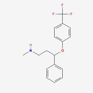 molecular formula C17H18F3NO B1211875 氟西汀 CAS No. 54910-89-3