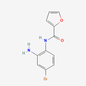 2-Furancarboxamide, N-(2-amino-4-bromophenyl)-