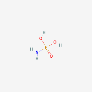 molecular formula H4NO3P B1211879 Phosphoramidic acid CAS No. 2817-45-0