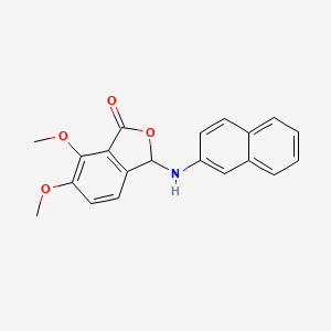 6,7-dimethoxy-3-(naphthalen-2-ylamino)-2-benzofuran-1(3H)-one