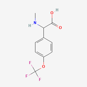 2-(Methylamino)-2-(4-(trifluoromethoxy)phenyl)acetic acid