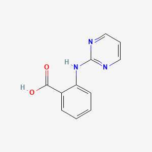 molecular formula C11H9N3O2 B12119030 2-(Pyrimidin-2-ylamino)benzoic acid 