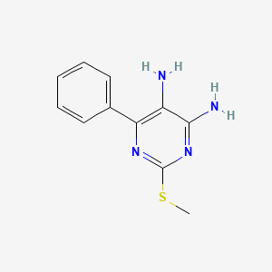 2-Methylthio-6-phenylpyrimidine-4,5-diamine