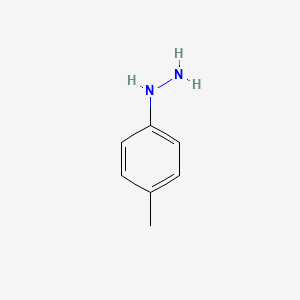 molecular formula C7H10N2 B1211910 4-Methylphenylhydrazine CAS No. 539-44-6