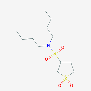 3-[(Dibutylamino)sulfonyl]thiolane-1,1-dione