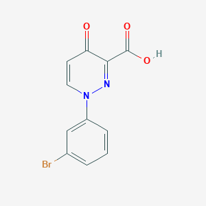 1-(3-Bromophenyl)-4-oxo-1,4-dihydropyridazine-3-carboxylic acid