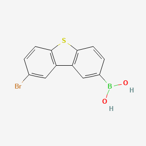 (8-bromodibenzothiophen-2-yl)boronic Acid