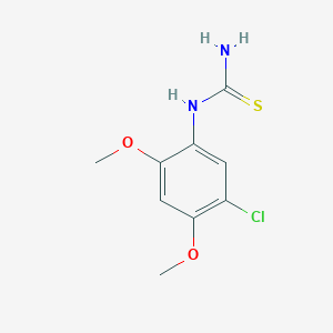 molecular formula C9H11ClN2O2S B12119264 (5-Chloro-2,4-dimethoxyphenyl)-thiourea 