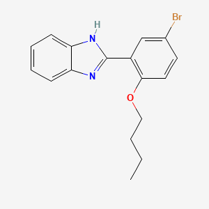 1H-Benzimidazole, 2-(5-bromo-2-butoxyphenyl)-