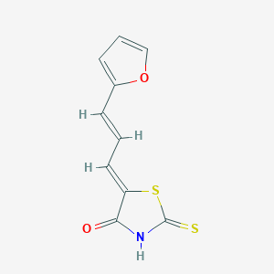 2-Thioxo-5-[(1Z,2E)-3-(2-furanyl)-2-propenylidene]thiazolidine-4-one