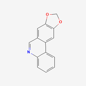 molecular formula C14H9NO2 B1211939 Trispheridine CAS No. 224-11-3