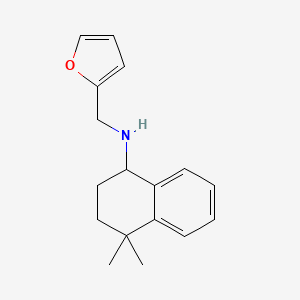 2-Furanmethanamine, N-(1,2,3,4-tetrahydro-4,4-dimethyl-1-naphthalenyl)-