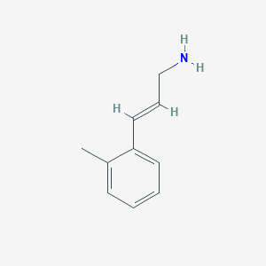 molecular formula C10H13N B12119418 (2E)-3-(2-methylphenyl)prop-2-en-1-amine 