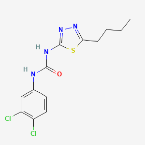 1-[(2E)-5-butyl-1,3,4-thiadiazol-2(3H)-ylidene]-3-(3,4-dichlorophenyl)urea