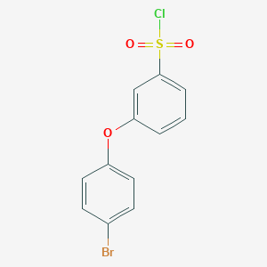 3-(4-Bromophenoxy)benzene-1-sulfonyl chloride