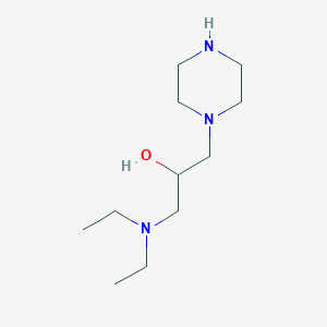 1-(Diethylamino)-3-(piperazin-1-yl)propan-2-ol