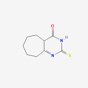 2-Sulfanylidene-4a,5,6,7,8,9-hexahydrocyclohepta[d]pyrimidin-4-one