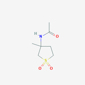 N-(3-methyl-1,1-dioxidotetrahydrothiophen-3-yl)acetamide