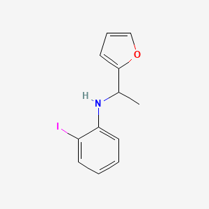 N-[1-(furan-2-yl)ethyl]-2-iodoaniline