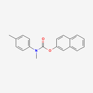 naphthalen-2-yl N-methyl-N-(4-methylphenyl)carbamate