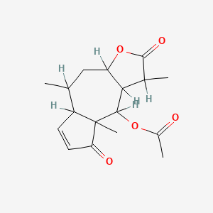 molecular formula C17H22O5 B1211992 Isotenulin 