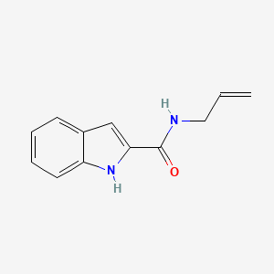 molecular formula C12H12N2O B12119927 N-allyl 1H-indole-2-carboxamide 