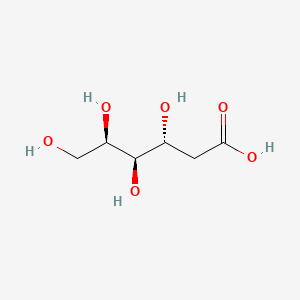 molecular formula C6H12O6 B1211997 2-Deoxy-D-lyxo-hexonic acid CAS No. 16867-64-4