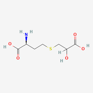 molecular formula C7H13NO5S B1211999 S-(2-Hydroxy-2-carboxyethyl)homocysteine CAS No. 26097-37-0