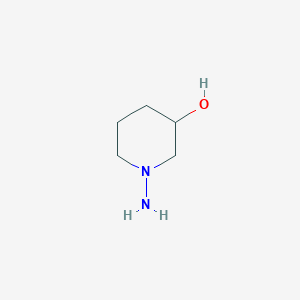 molecular formula C5H12N2O B121200 3-Piperidinol, 1-amino- CAS No. 151666-28-3