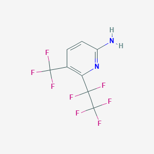 6-Pentafluoroethyl-5-trifluoromethyl-pyridin-2-ylamine