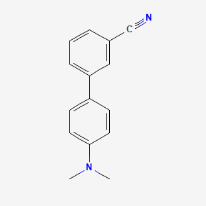 molecular formula C15H14N2 B12120086 4'-(Dimethylamino)[1,1'-biphenyl]-3-carbonitrile 