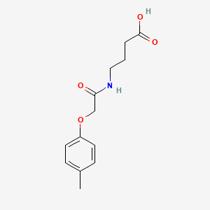 4-[2-(4-Methylphenoxy)acetamido]butanoic acid