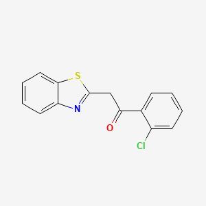 Ethanone, 2-(2-benzothiazolyl)-1-(2-chlorophenyl)-